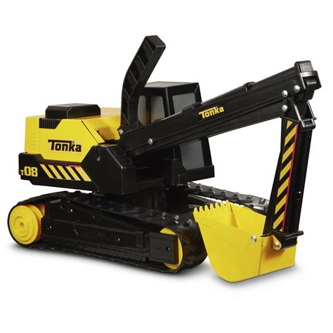 tonka trucks metal excavator